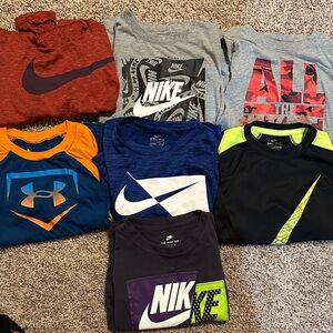 Nike Youth Athletic T-Shirt Collection - Multi Color Swoosh Designs